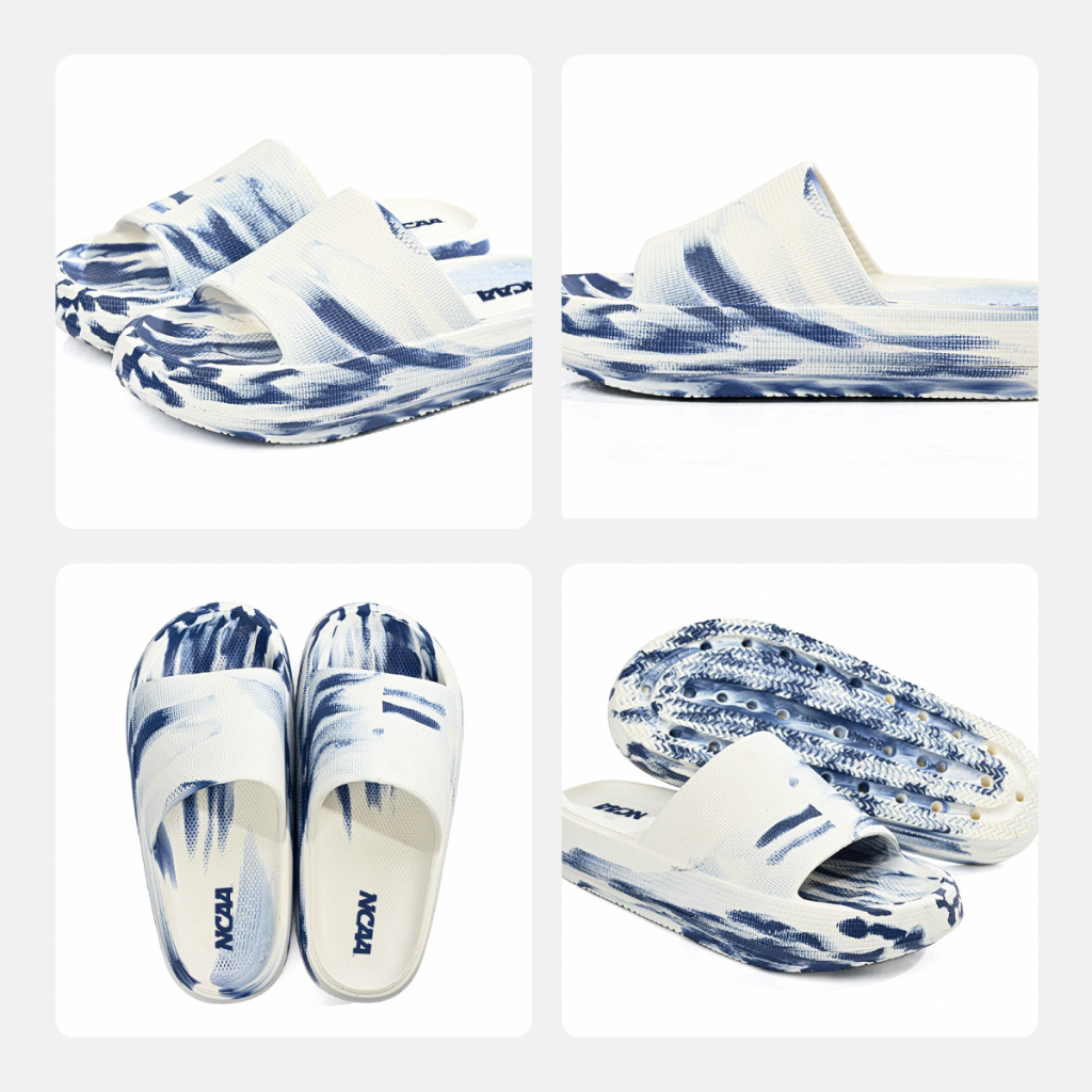 NCAA Slippers unisex รองเท้าแตะ EVA 100% สีน้ำเงิน ,ดำ 74257626