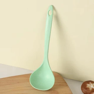 365mall(ร้านไทย)(TSS532）กระบวยทัพพี ช้อนซุป ช้อนตักซุป สําหรับตักซุป Plastic spoon จากวัสดุธรรมชาติ