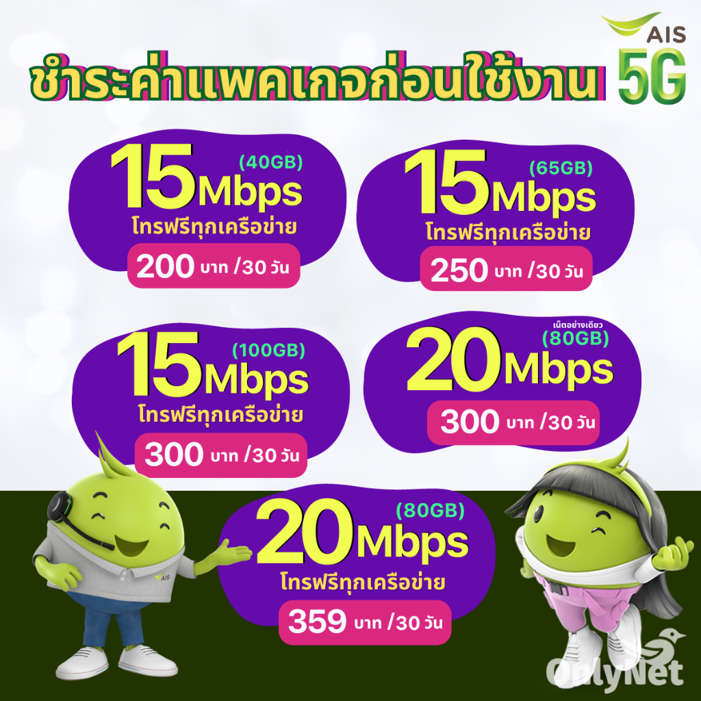 AIS ซิมเทพ เอไอเอส เน็ตไม่อั้น 15 , 20 Mbps + โทรฟรีทุกเครือข่าย ต่ออายุอัตโนมัตินาน 6 เดือน ** จำกัด 1 ซิม ต่อ 1 ท่าน *