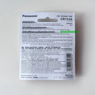 ถ่าน2ก้อน Panasonic CR123A ถ่านลิเที่ยม สำหรับ กล้อง ไฟฉาย Surefire ของแท้ Lithium Battery 3V CR123