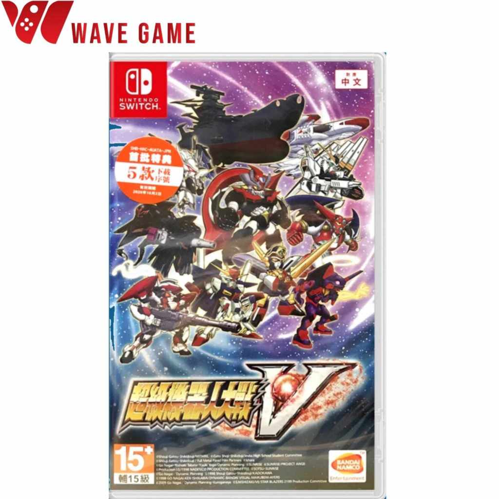 nintendo switch super robot wars v ( english + chinese )