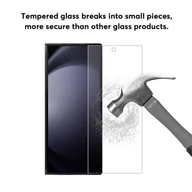 ฟิล์มกระจก Samsung Z Flip 7/Z Flip 6/Z Flip 5/Z Fold 7/Z Fold 6/Z Fold 5 กระจกนิรภัย กันกระแทก - รูปที่ 2