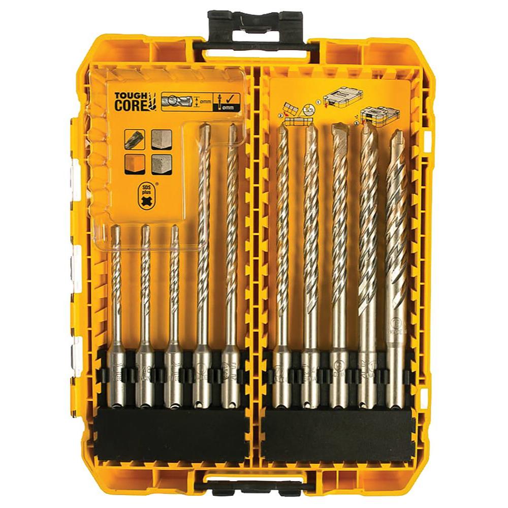 DEWALT(ดีวอลท์) DT70753-QZ DT70753-QZ ชุดดอก SDS PLUS EXTREME 10 ชิ้น
