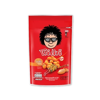 โก๋แก่ถั่วลิสงเคลือบรสชาติบาร์บีคิว ซองตั้ง 180g (3 ซองตั้ง)