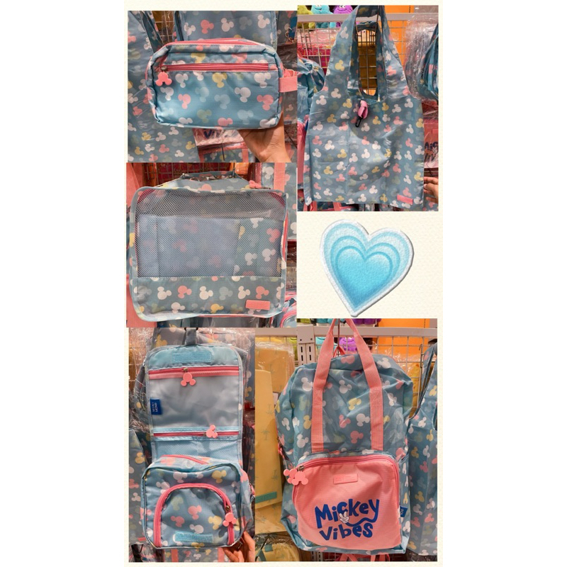 🩵พร้อมส่ง🩵กระเป๋าจัดระเบียบลายMickey mouse(มิกกี้เมาส์) สีพาสเทลสวยๆน่ารักๆMinimono