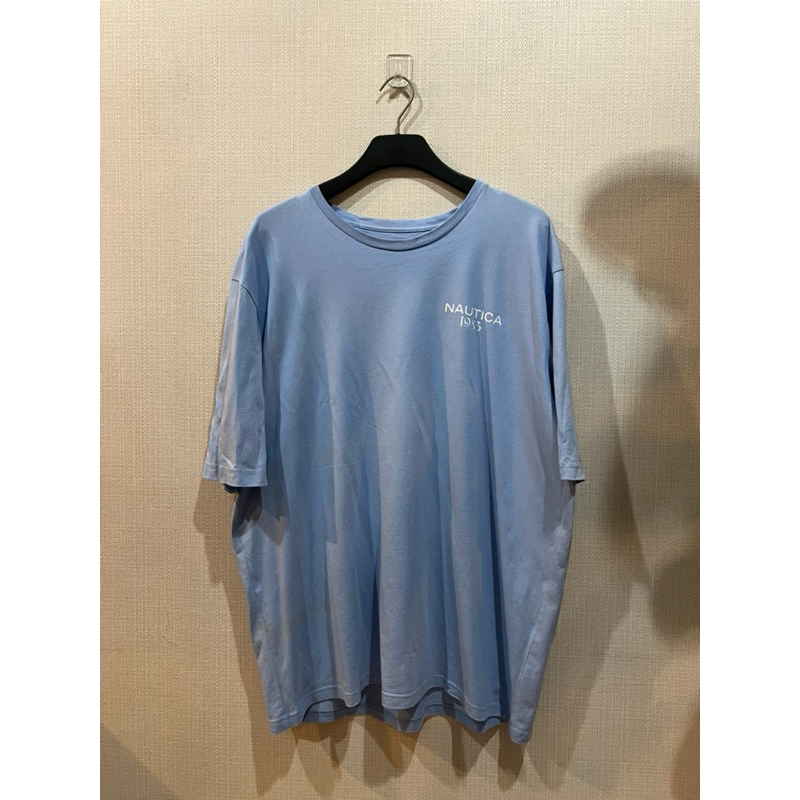 เสื้อยืด Nautica (นันธิกา) มีลายด้านหลัง มือสอง Size XXL (2XL)