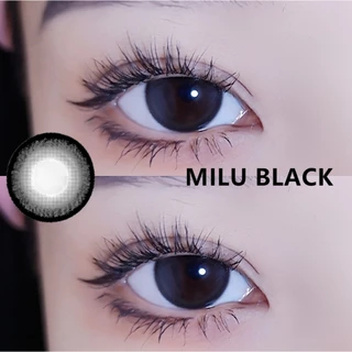 【📢2คู่ลด฿15,1คู่ลด฿5❗สุดคุ้ม】Midroo เลนส์ธรรมชาติขนาดบิ๊กอาย Big Eye Black 14.5mm-1คู่ รายเดือน คอนแทคเลนส์