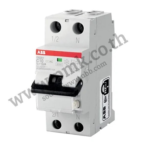 กันดูด RCBO 2P(1P+N) DS201 ABB