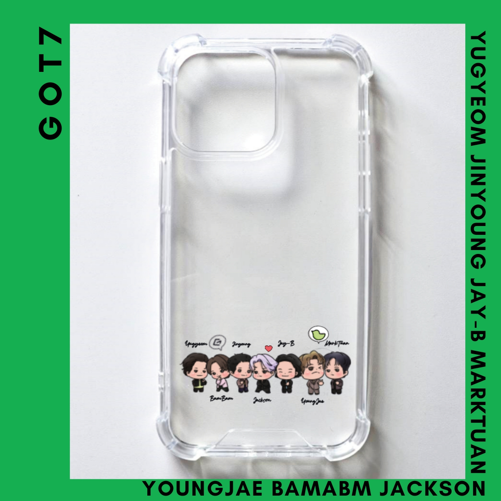 GC1. เคส GOT7CARTOON : GOT7 : Marktuan : BAMBAM : Jackson : Jinyoung : YoungJae : Yugyeom : JayB