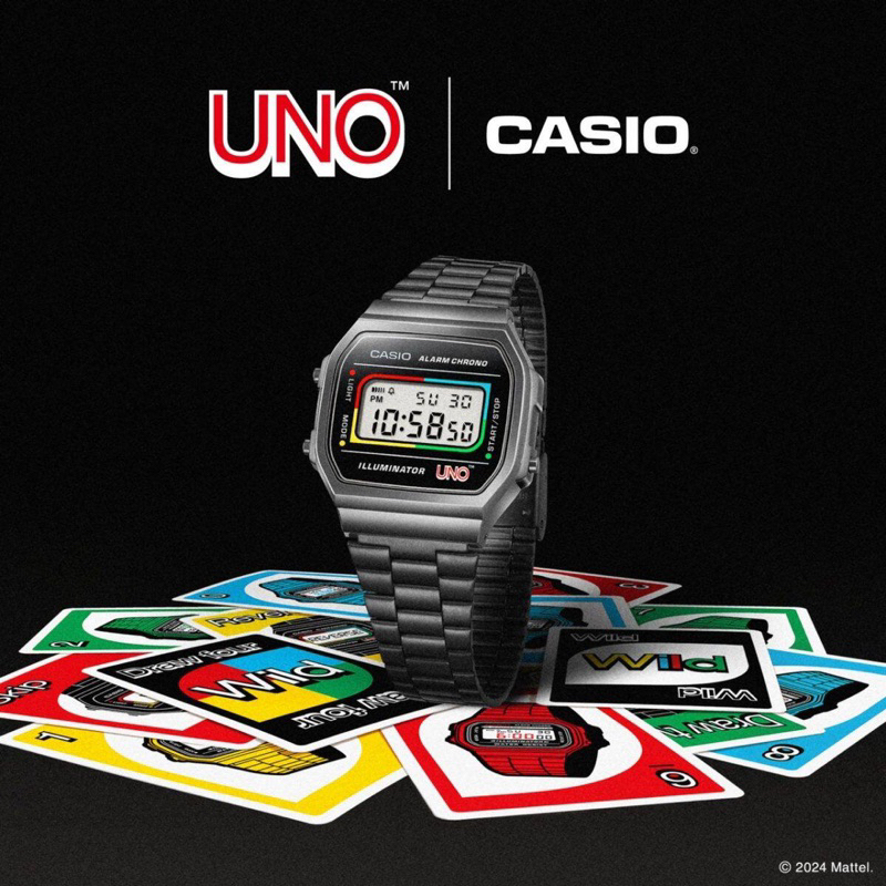 CASIO X UNO Vintage A168WEUC-1A, A168WEUC-1, A168WEUC, A168WE, A168WEUC-1ADR Limited Edition