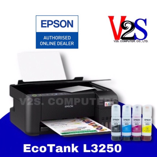 Epson EcoTank L3250 AIO Wi-Fi เครื่องปริ้นเตอร์อิงค์เจ็ท 3 IN 1 หมึกแท้ 1ชุดพร้อมใช้[ประกันศูนย์2ปี] รูปที่ 2