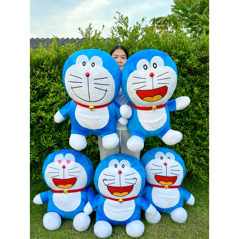 โดเรม่อน งานขนนุ่มตัวใหญ่1เมตร มีหน้า5แบบ ยัดใยนุ่มทั้งตัว พร้อมส่ง – โปรปัง