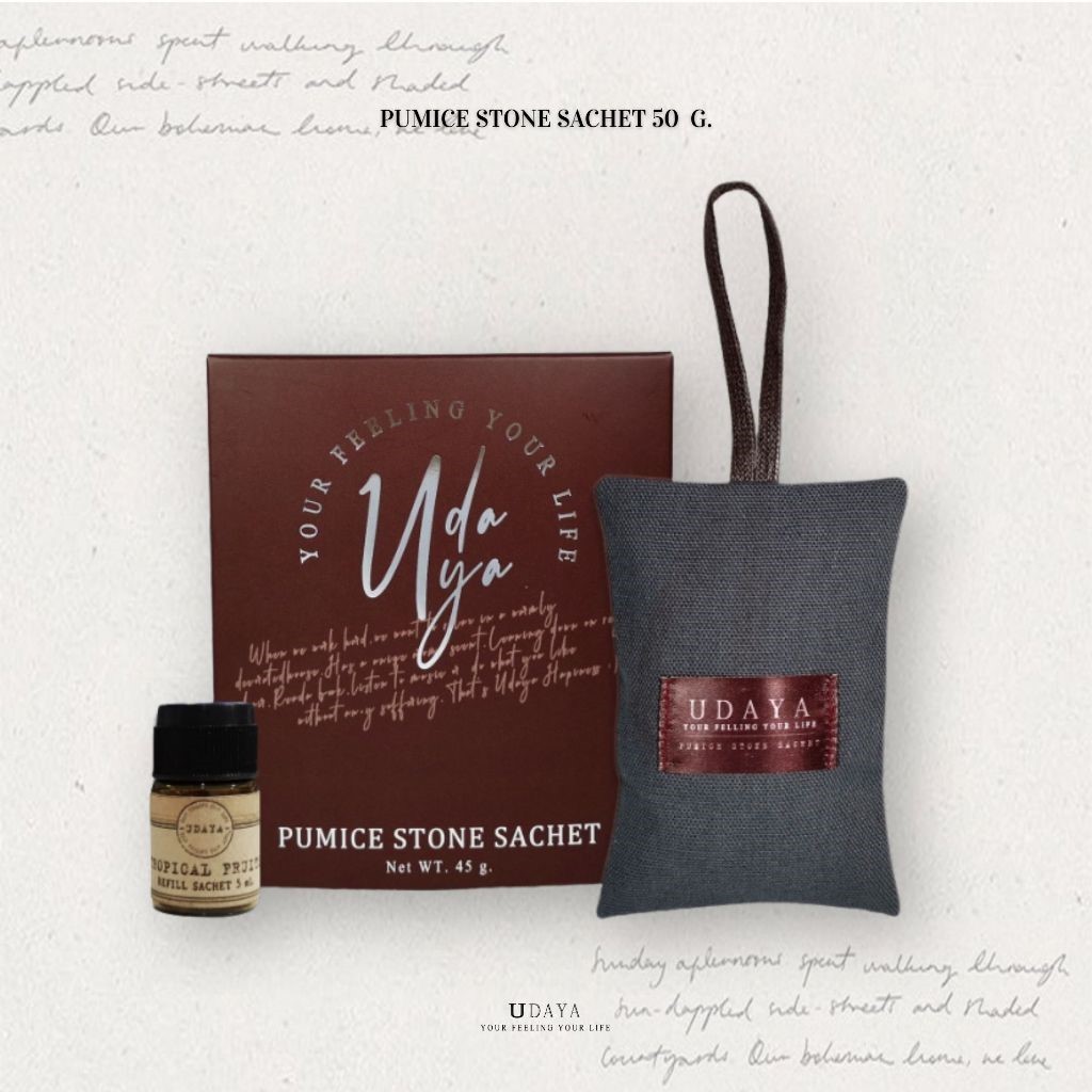 ถุงหอม สำหรับรถยนต์ 50 กรัม PUMICE STONE SACHET ถุงหอมในตู้เสื้อผ้า ตู้รองเท้า ลิ้นชัก