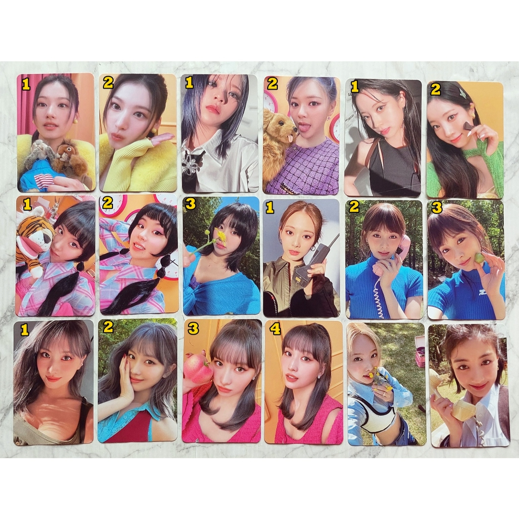 การ์ด ของแท้ จาก CD อัลบั้ม TWICE - BETWEEN 1&2 Album พร้อมส่ง Kpop Card ทไวซ์ Talk That Talk