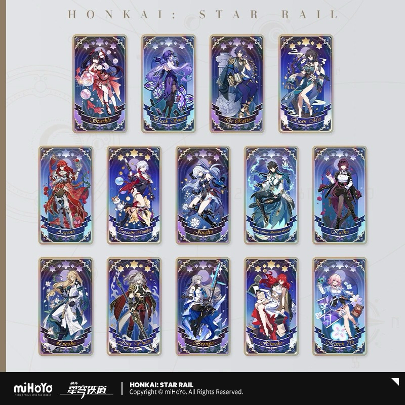 [PRE-ORDER อ่านรายละเอียดก่อนซื้อ][Honkai Star Rail] Laser Tarots card Random/Set - รางดาวเลเซอร์การ์ดทาโร่