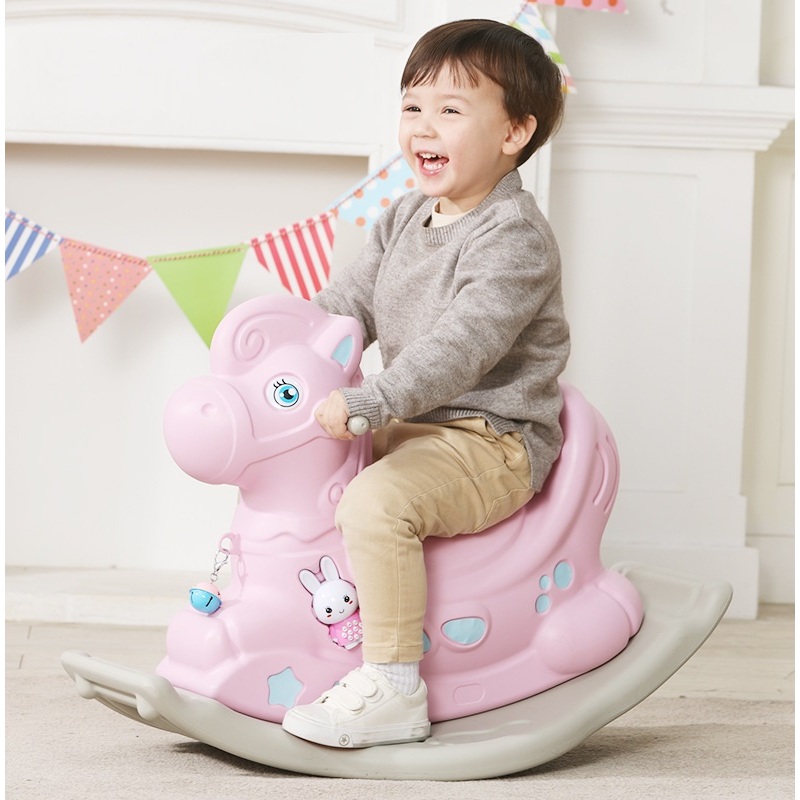 Thaitrendy ม้าโพนี่ ม้าโยก โยกเยก มีเสียงดนตรี และของเล่น