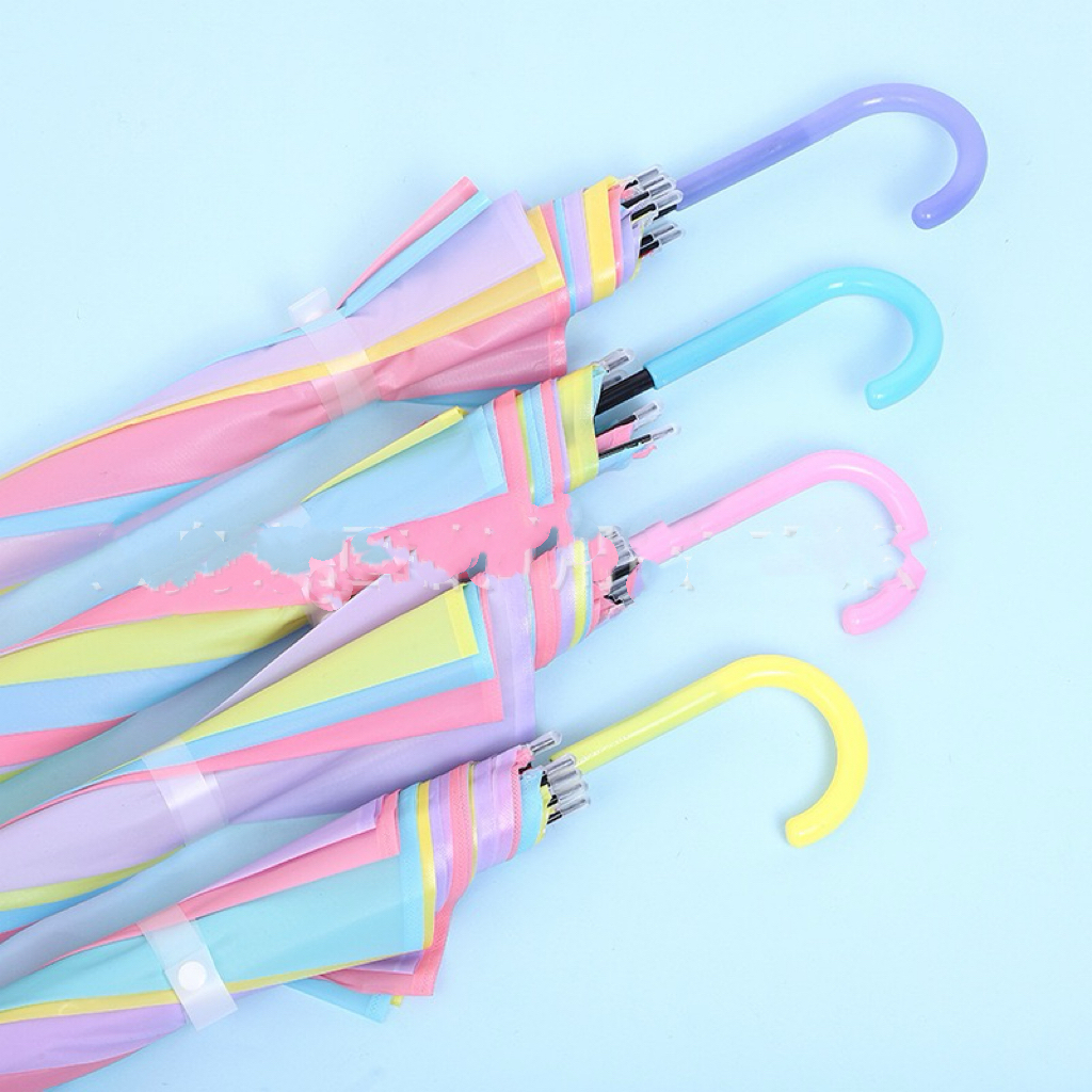 ☂พร้อมส่ง☂ Umbrella เนื้อร่มโปร่งแสง กันuv สีสันสดใส ร่มแฟชั่น มีหลายสีให้เลือก