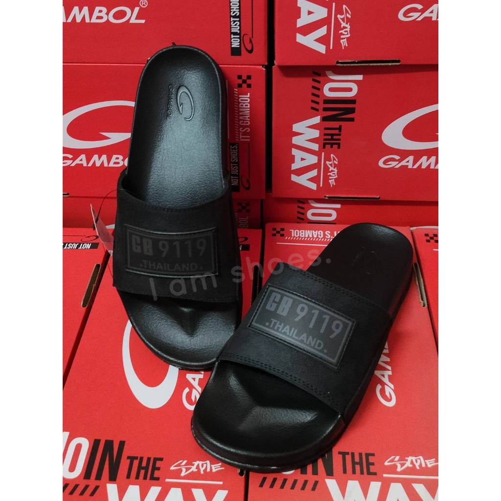 GAMBOL  รองเท้าแตะลำลองชายแบบสวม GM42206 Size 38 - 44