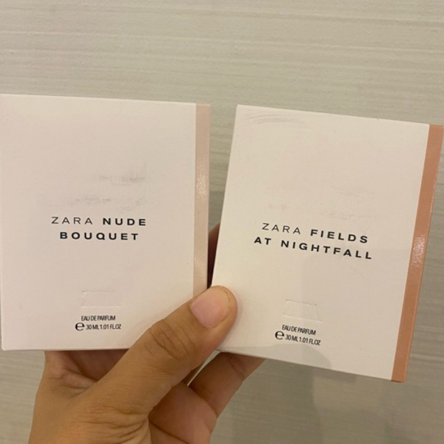 แพ็คเกจใหม่ 2024!น้ำหอมผู้หญิง Zara Nude Bouquet vs Field At Nightfall edp. 30 ml จาก shop Zara
