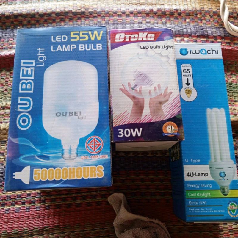 หลอดไฟ LED OUBEI 55W,  OTOKO 30W,  IWACHI 65W