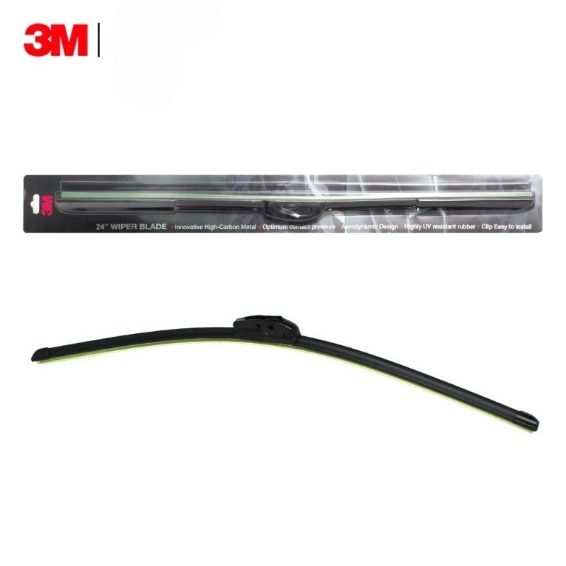 ใบปัดน้ำฝน Wiper Blade  flameless 3M แนบสนิทปัด รุ่น ซิลิโคน Silicone Type ที่ปัดน้ำฝน ปัดน้ำฝน