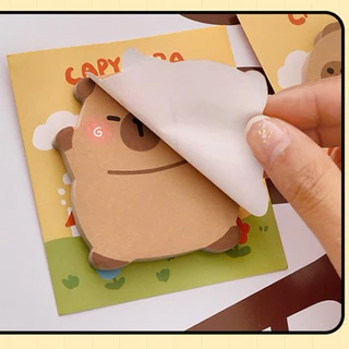 [ส่งไว 1 วัน จากไทย] กระดาษโน๊ต การ์ตูน Capybara โพสติด คาปิบาร่า ตัดขอบ กระดาษโน้ต ใบกำกับภาษี E-tax แจกลูกค้า