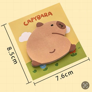 [ส่งไว 1 วัน จากไทย] กระดาษโน๊ต การ์ตูน Capybara โพสติด คาปิบาร่า ตัดขอบ กระดาษโน้ต ใบกำกับภาษี E-tax แจกลูกค้า