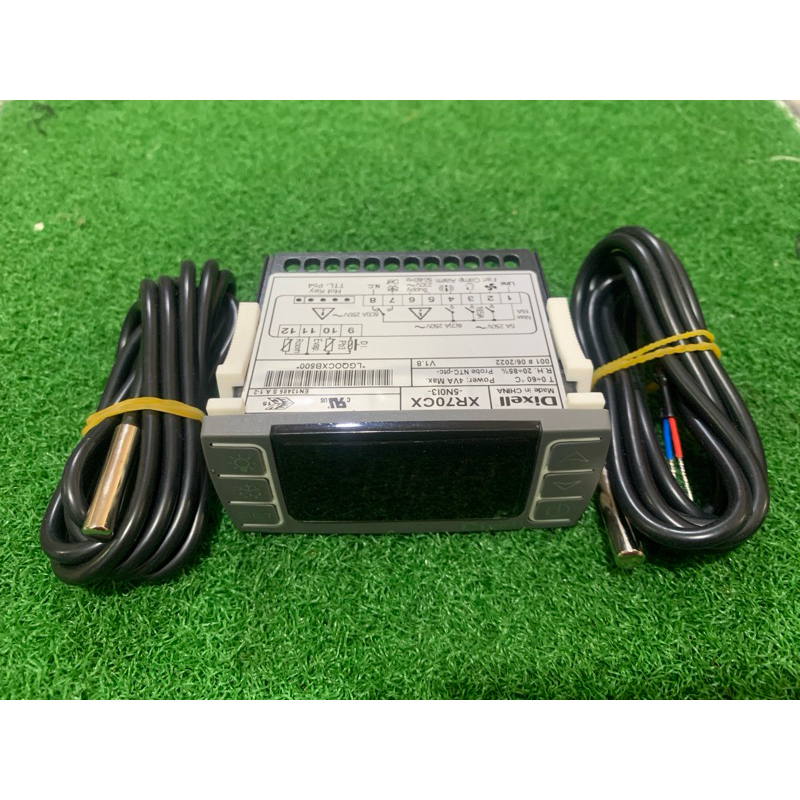 DIXELL ตัวอุณหภูมิ เครื่องควบคุมอุTemperature Control Dixellรุ่น XR70CX(พร้อมเซนเซอร์ 2 เส้น)