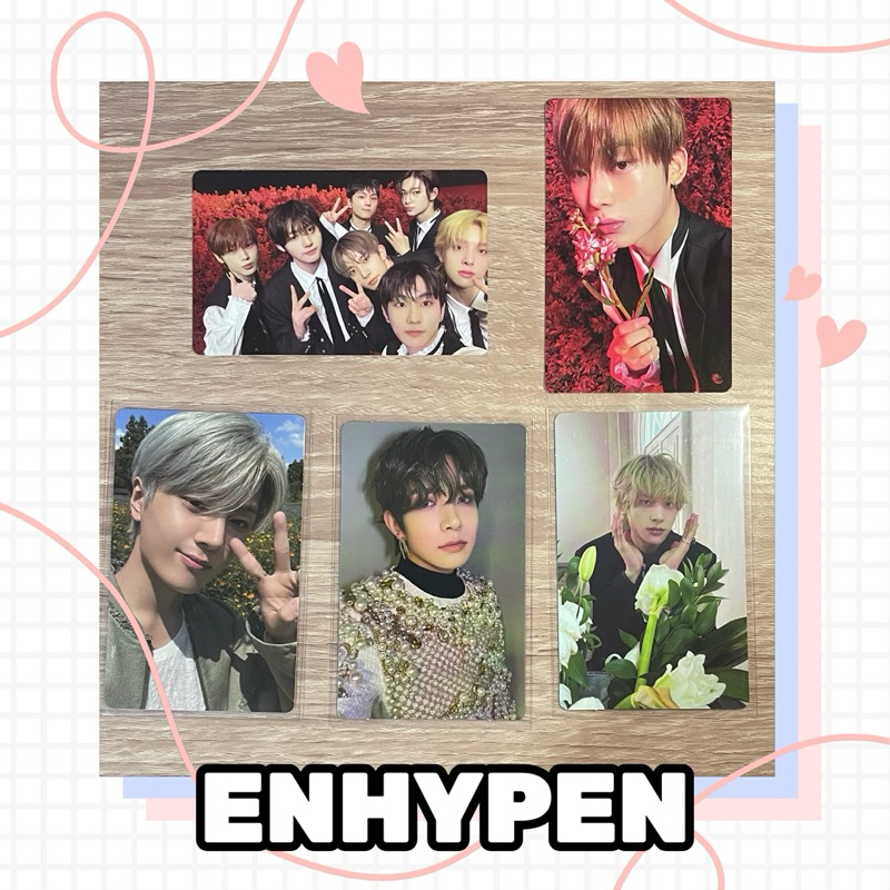 ENHYPEN Photo cards แท้❗️🖤Dark Blood & Orange Blood🧡