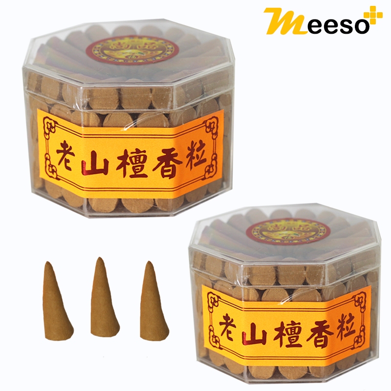 กำยานกรวยไม้จันทร์หอม บรรจุ 100 ก้อน หอม ไม่ฉุน