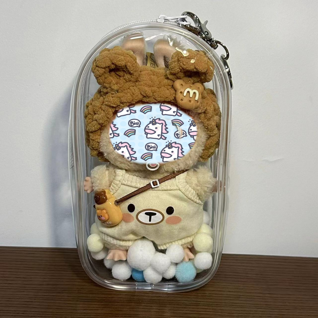Labubu กระเป๋าใส่ลาบูบู้ ตุ๊กตา popmart มี4รุ่นให้เลือก กันฝุ่น กันเลอะ ขอบซิลอย่างดี
