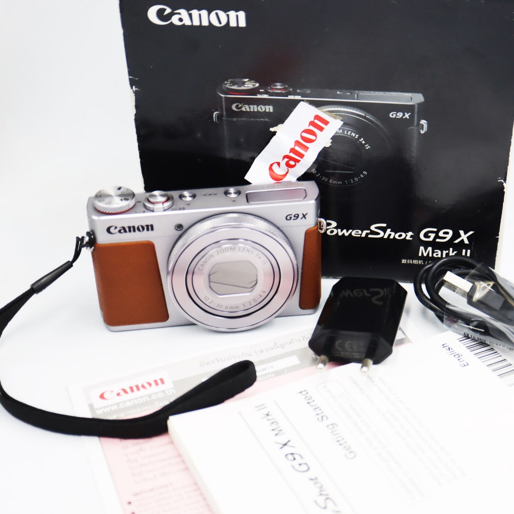 Canon PowerShot G9X II G9 X Mark 2 กล้องคอมแพคระดับพรีเมี่ยมนี้เปี่ยมประสิทธิภาพด้วยเซนเซอร์ขนาดUsed