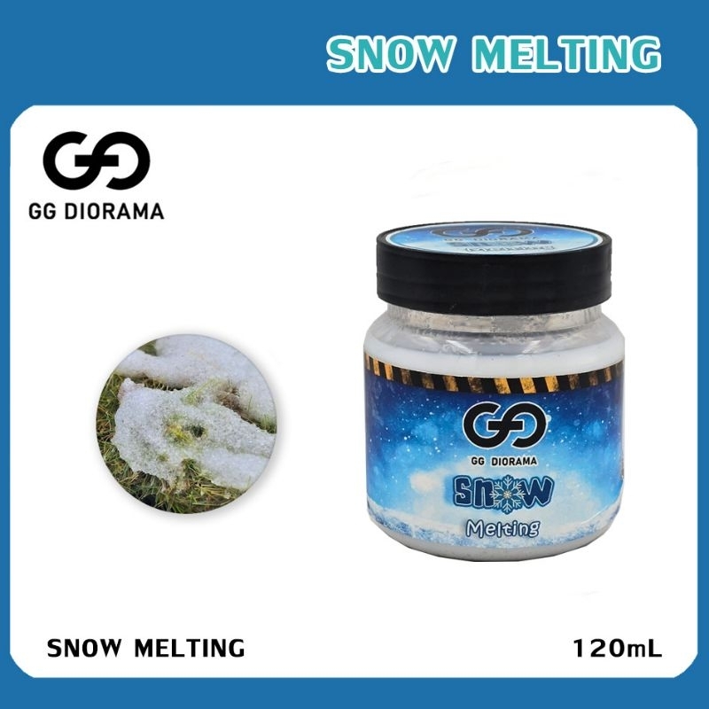 GGDIORAMA SNOW MELTING หิมะละลายสำเร็จ สำหรับงานฉากจำลอง งานโมเดล