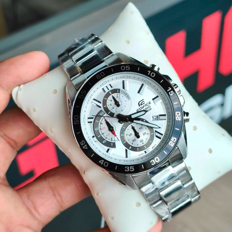 นาฬิกาผู้ชาย edifice ของแท้ EFV-550D-7AV ประกัน 1 ปี