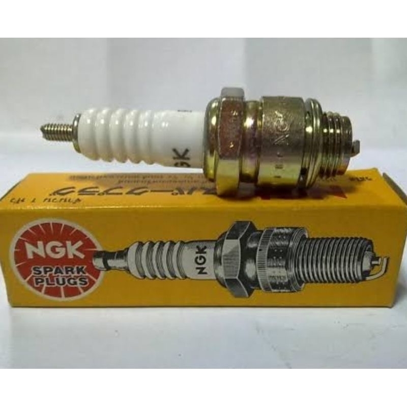 ยกกล่อง! หัวเทียน B6s ใส่เครื่องตัดหญ้า ยี่ห้อ NGK