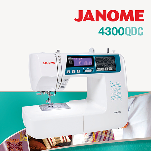 จักรเย็บผ้ากระเป๋าJANOME รุ่น4300QDC
