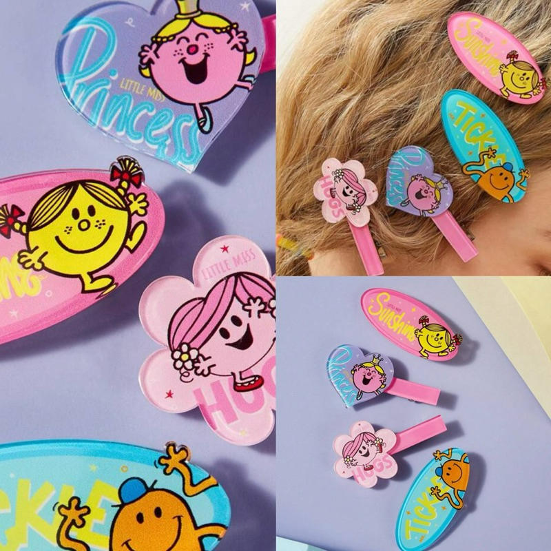 พร้อมส่ง กิ๊ฟติดผม Mr.Men Little Miss