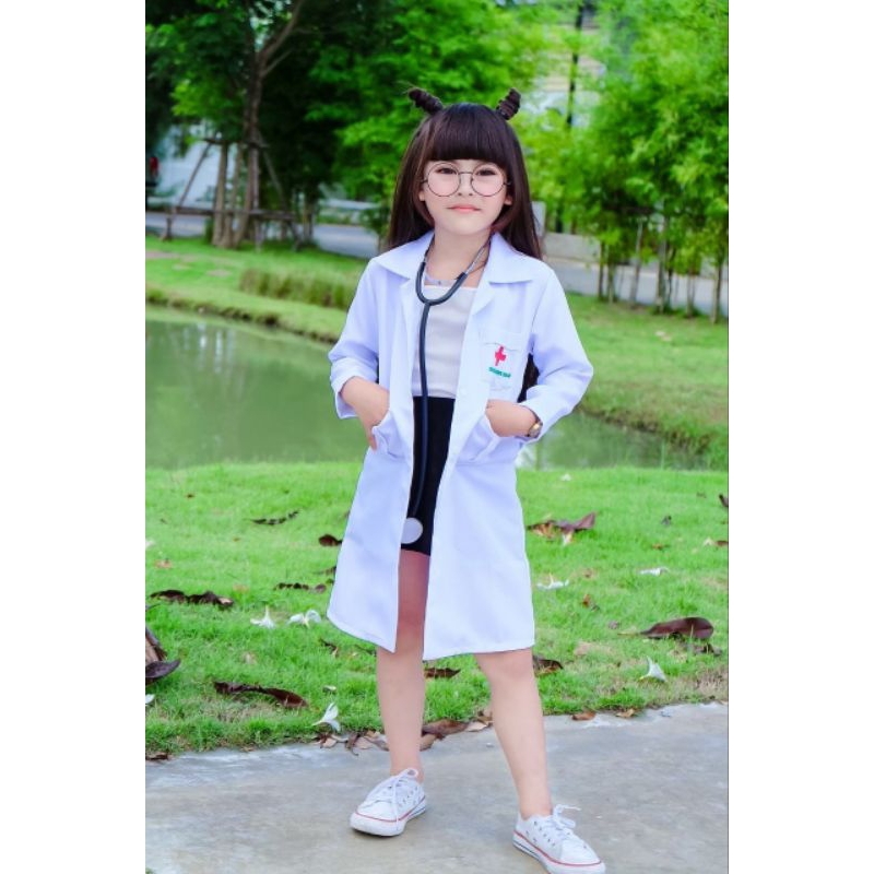 เสื้อกราวน์หมอยาว (ชาย/หญิง ใส่ได้ค่ะ)