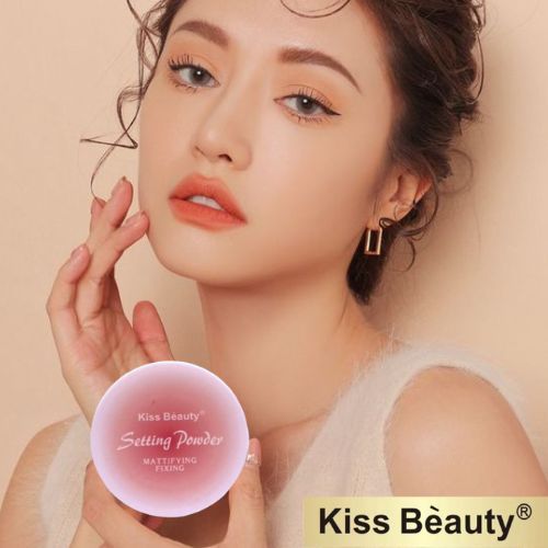 KISS BEAUTY 85053-03 แป้งฝุ่น เซทหน้า แป้งล๊อคเครื่อสำอาง Setting Powder