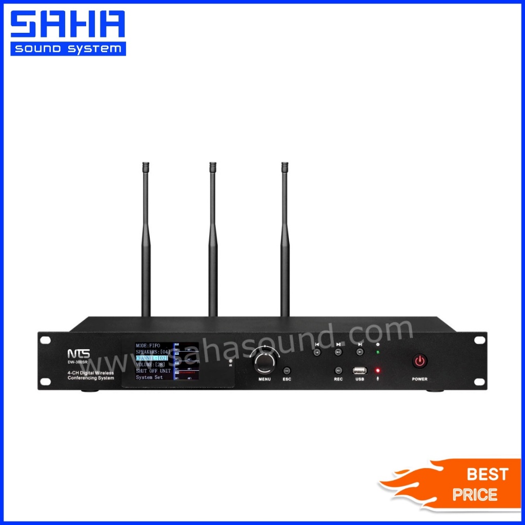 NTS DW-300SR ชุดควบคุมไมค์ระบบไร้สาย (UHF)  sahasound - สหซาวด์