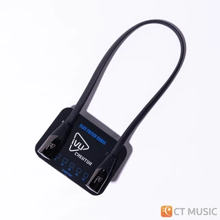IVU Creator FPC-415 Flat Patch Cable Gun Metal 1 Pcs Package สายพ่วง สายพ่วงเอฟเฟค IVUCreator FPC415