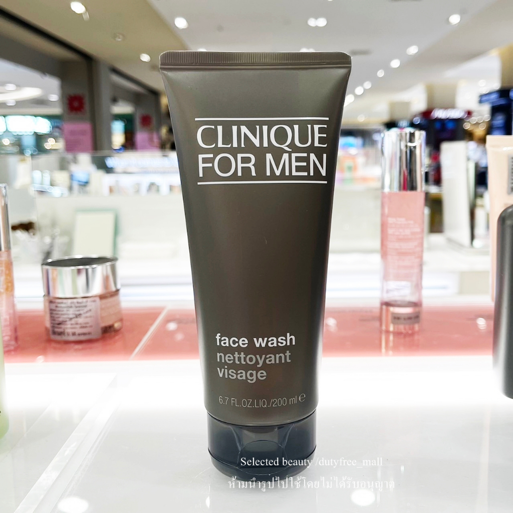 Clinique For Men Face Wash Nettoyant Visage 200 ml. สบู่เหลวล้างหน้า