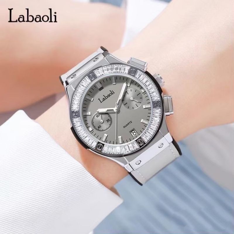 นาฬิกาแบรนด์ Labaoli งานแท้ กันน้ำ สินค้ามีพร้อมกล่อง ถุง และการ์ดประกันเครื่อง  ครบชุด นาฬิกาผู้หญิง