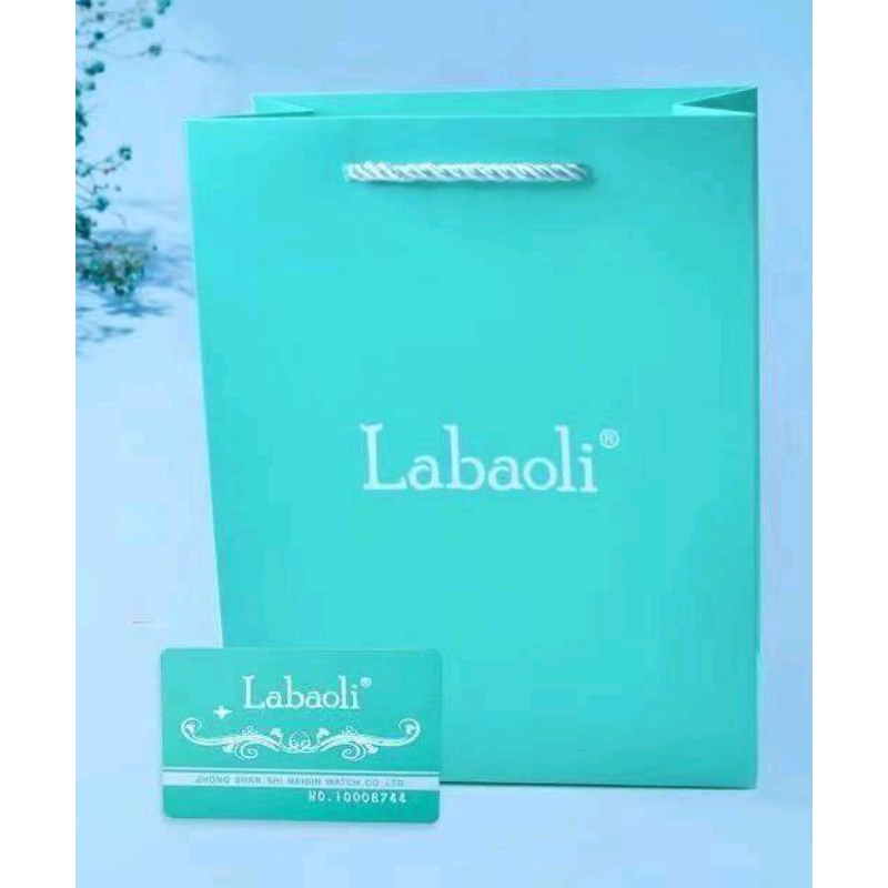 นาฬิกาแบรนด์ Labaoli งานแท้ กันน้ำ สินค้ามีพร้อมกล่อง ถุง และการ์ดประกันเครื่อง  ครบชุด นาฬิกาผู้หญิง