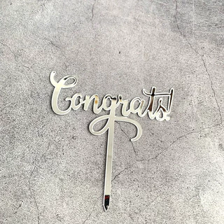 ป้ายปักตกแต่ง Congratulations(Congrats 04)
