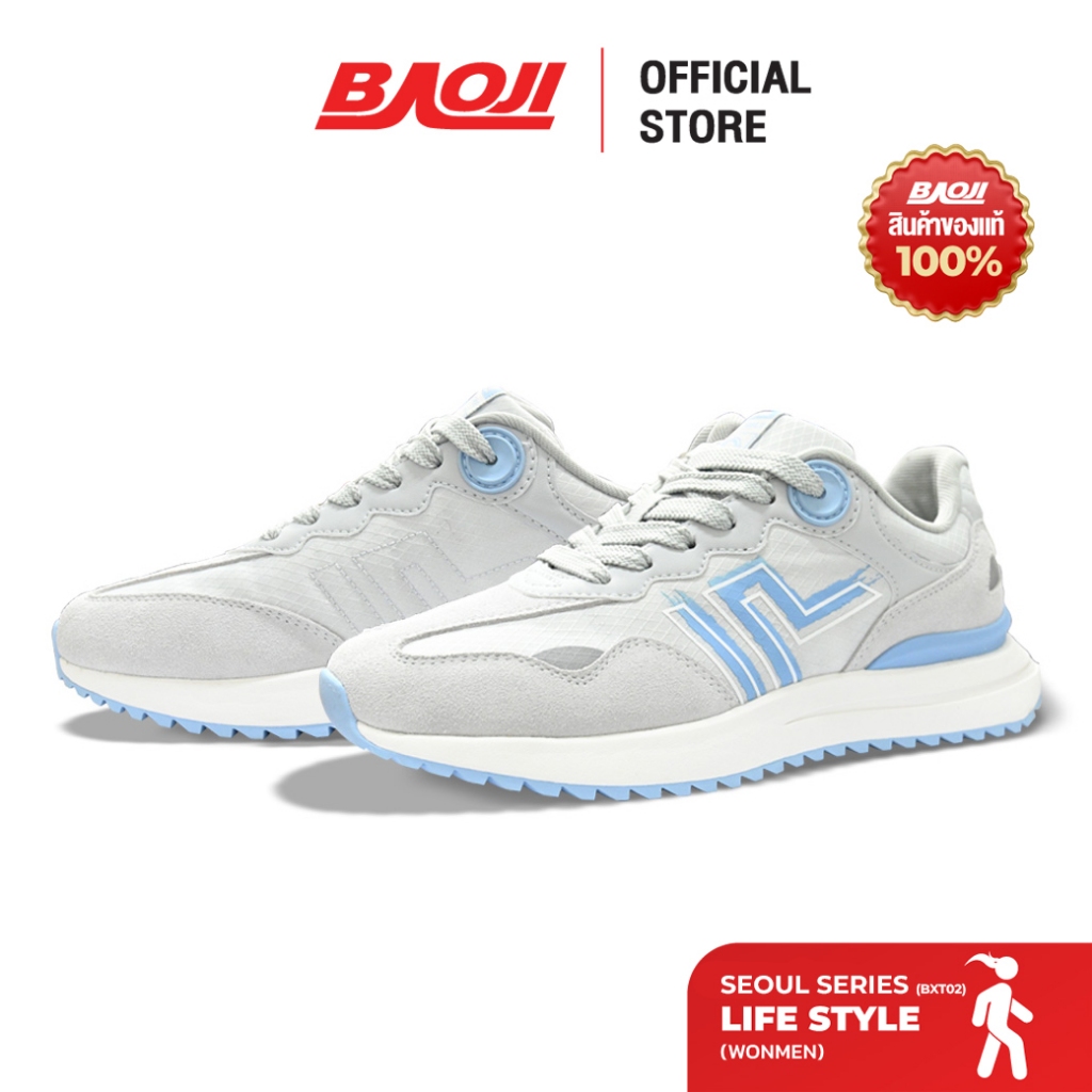 BAOJI บาโอจิ รองเท้าผ้าใบ รองเท้าไลฟ์สไตล์ผู้หญิง รุ่น Seoul Series