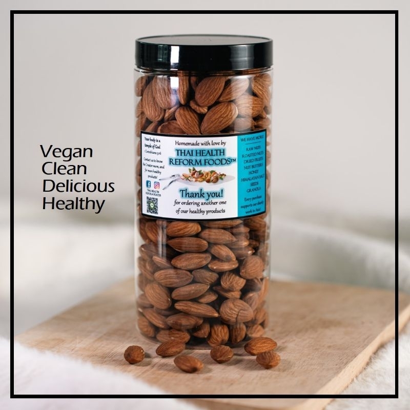 อัลมอนด์อบ 100% Roasted Salted Almond 500grams