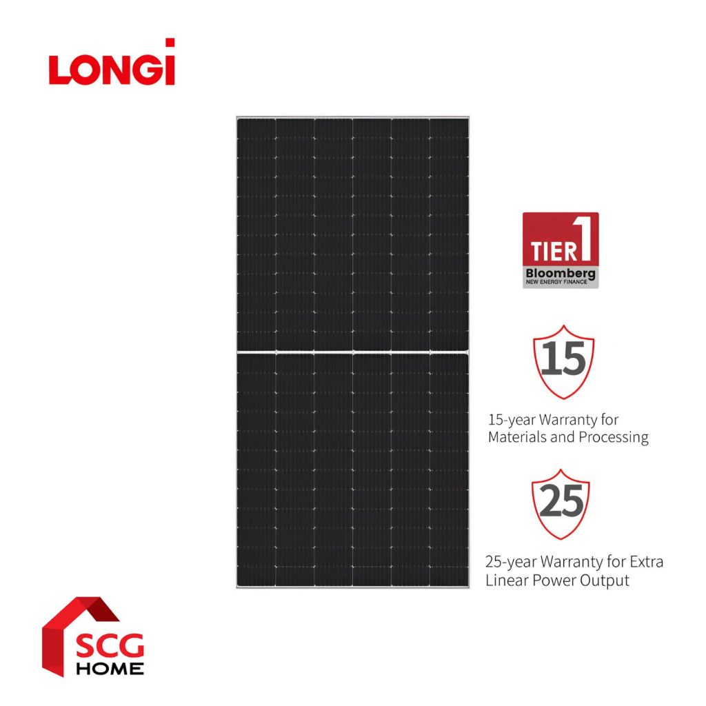 LONGi แผงโซล่าเซลล์ ขนาด 580 Watt 30 มม.(P-Type) (จำกัดการขายและพื้นที่จัดส่ง)