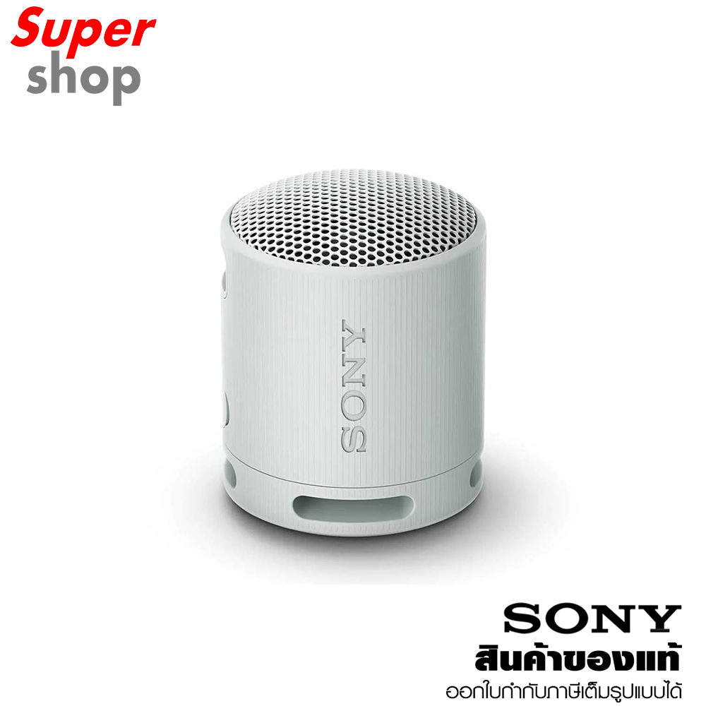 Sony ลำโพงไร้สายแบบพกพา XB100 Grey รุ่น SRS-XB100