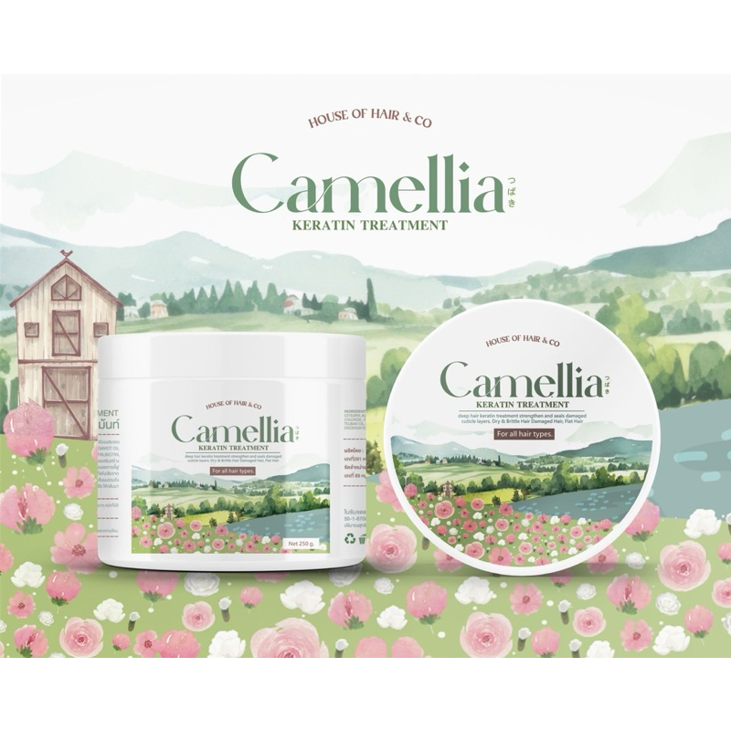 Camellia keratin treatment